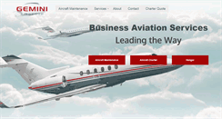 Desktop Screenshot of geminiairgroup.com