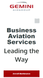 Mobile Screenshot of geminiairgroup.com
